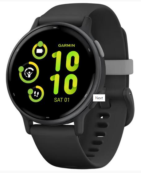 Relógio Garmin Vivo Active 5 com GPS Wi-Fi - Preto