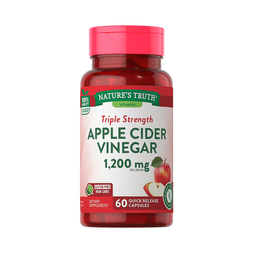 Vitamina Apple Cider Vinegar Nature's Truth - 60 cápsulas