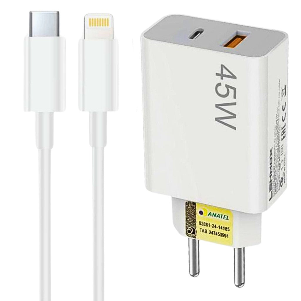CARREGADOR 30W USB+USB C DEVI