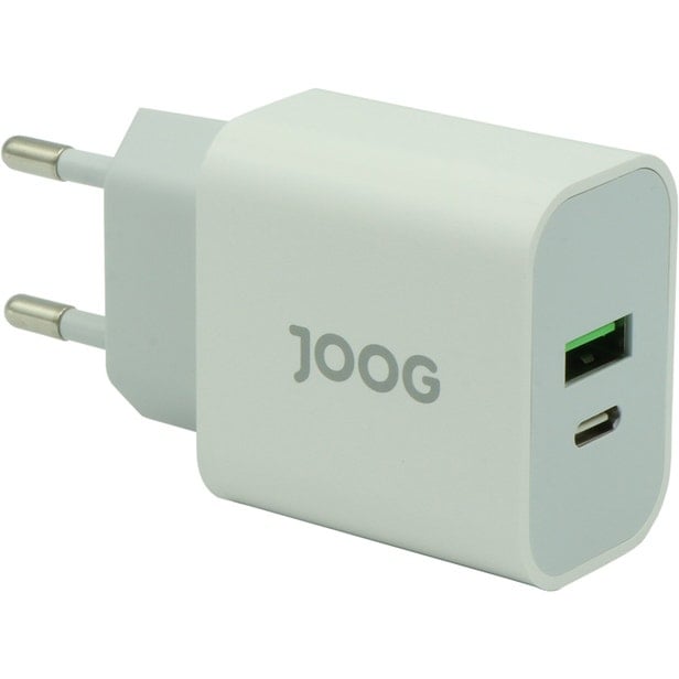 Carregador de Parede Joog PD30W-JG 30W USB-A + USB-C Anatel