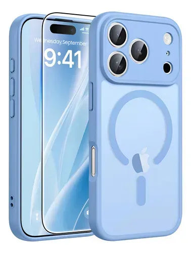 CAPA IPHONE 17 PINO MAGNETICA AZUL - DEVIA