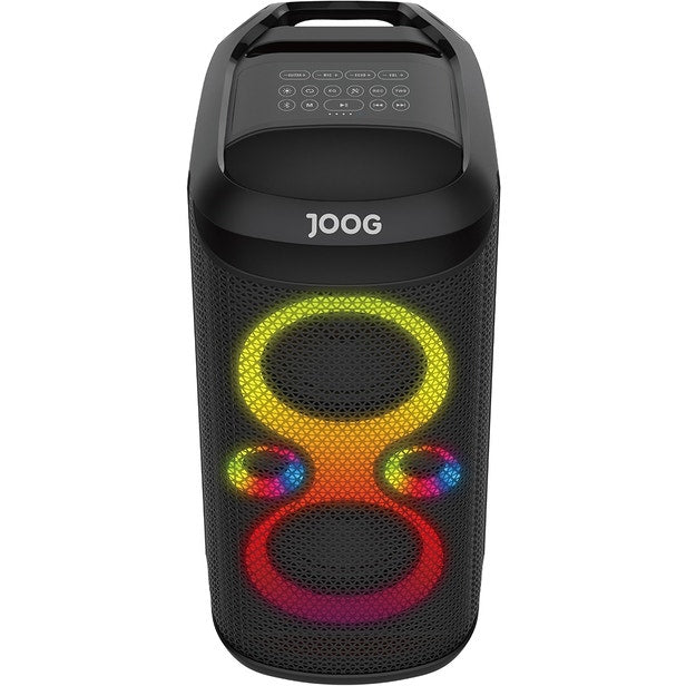 Caixa de som Joog Boom 200 com 1 microfone 60W IPX4 Bluetooth/TWS/FM