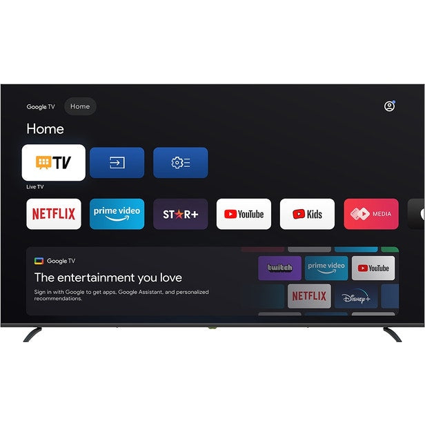 Smart TV Joog 75" 75JGTV 4K UHD/ISDBT/Google TV