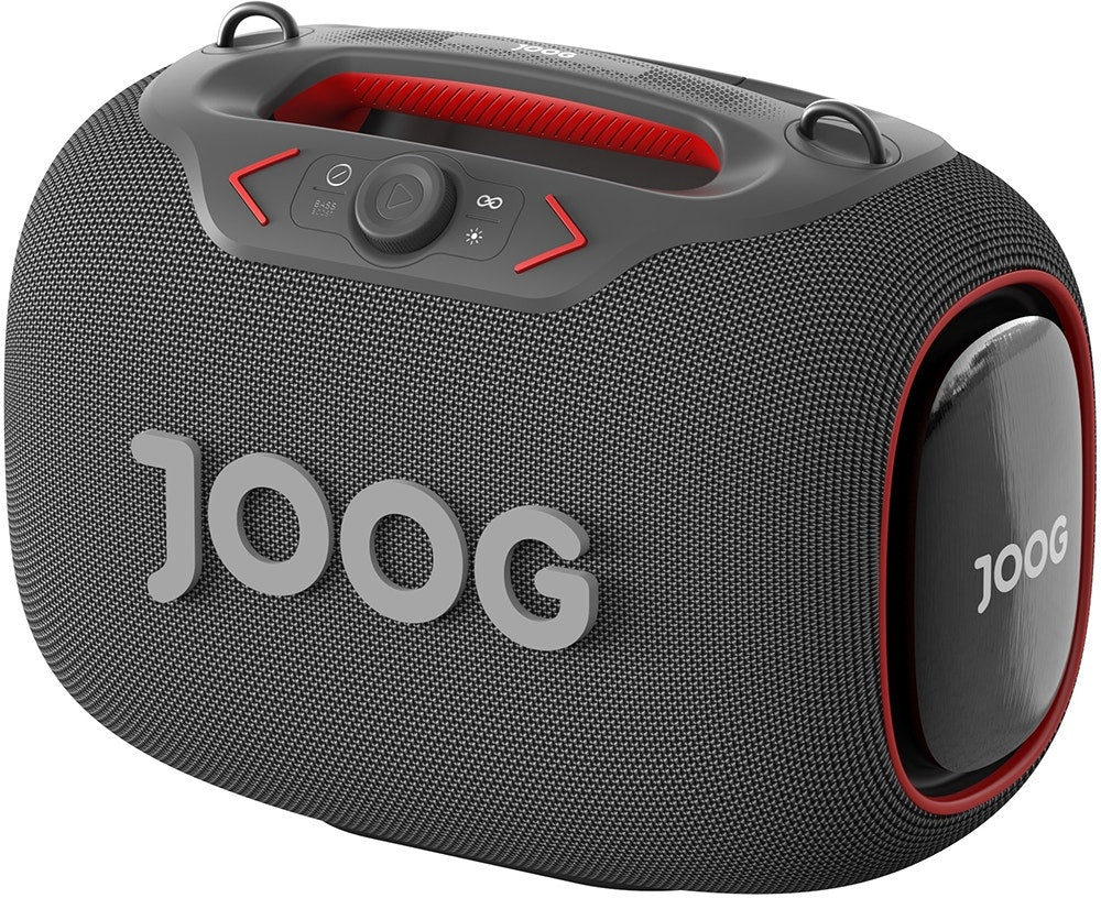 Speaker Joog Pair 1000 com 2 microfones sem fio 130W IPX6 Bluetooth/TWS + Tripé HS-01