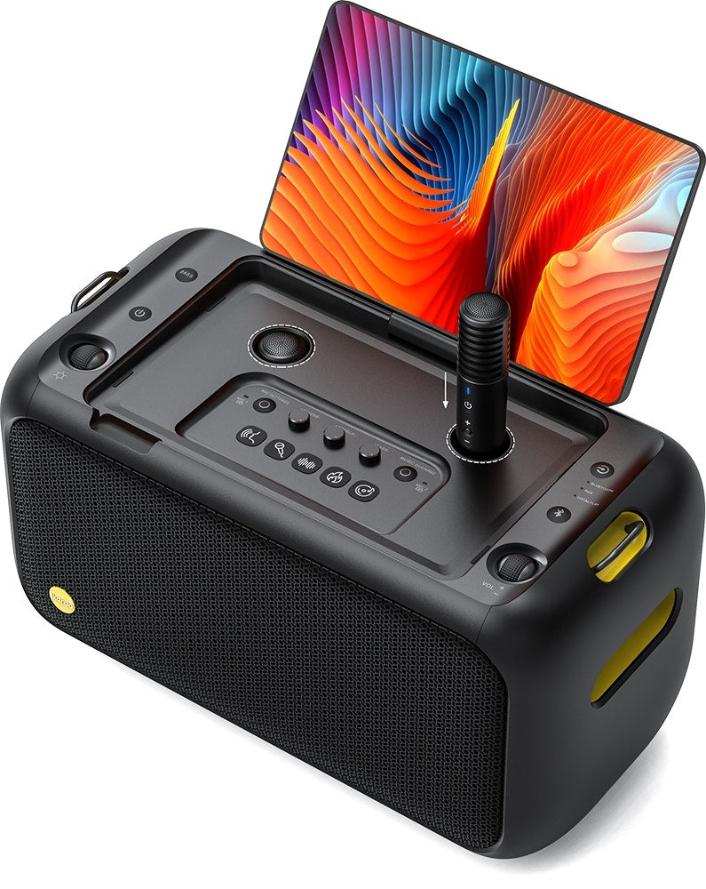 Speaker de Karaokê Joog Break X1 800W Tela 13,1" 2x Microfones sem fio