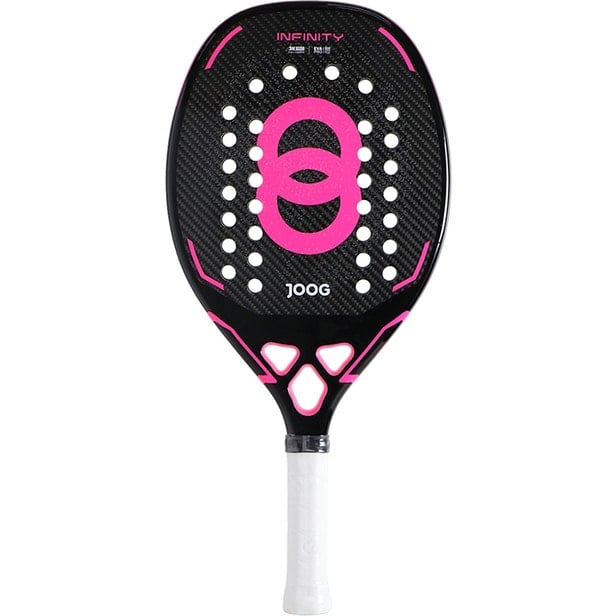 Raquete de Beach Tennis Joog Infinity 3K Pro Full Carbon EVA Pro - Preto/Rosa