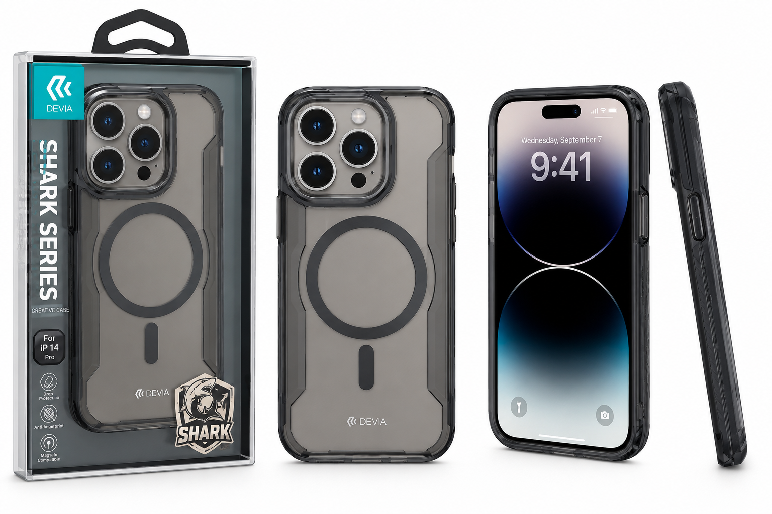 Capa iPhone 14 Pro Shark Series