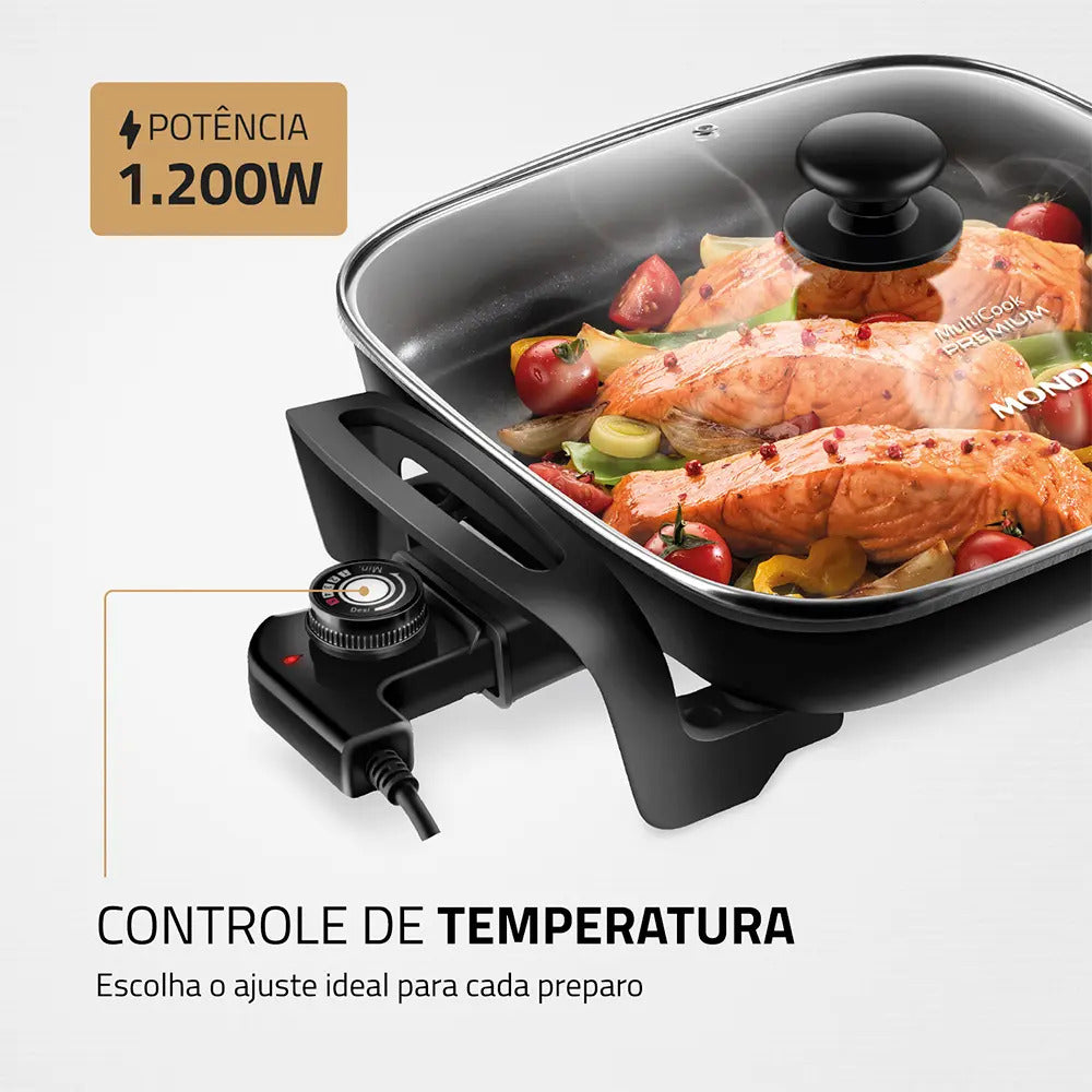 Panela Elétrica Mondial MultiCook Red PE-49-RC 220V