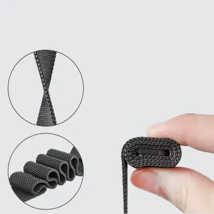PULSEIRA ELEGANT MILANESE 38/40MM - PRETO - DEVIA