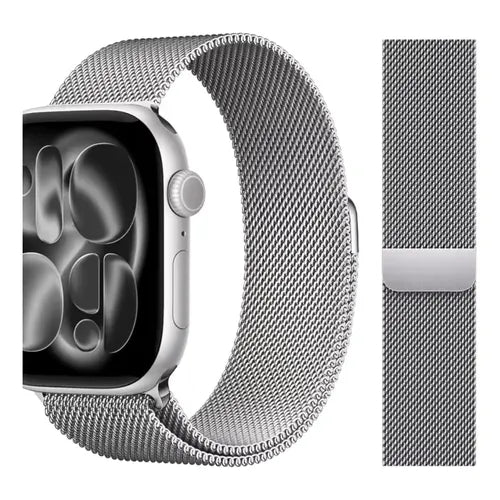 PULSEIRA ELEGANT MILANESE 42/44MM - PRATA - DEVIA