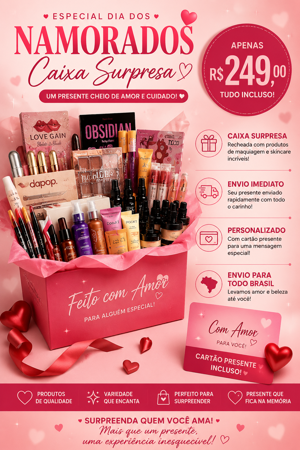 CAIXA SURPRESA DIA DOS NAMORADOS