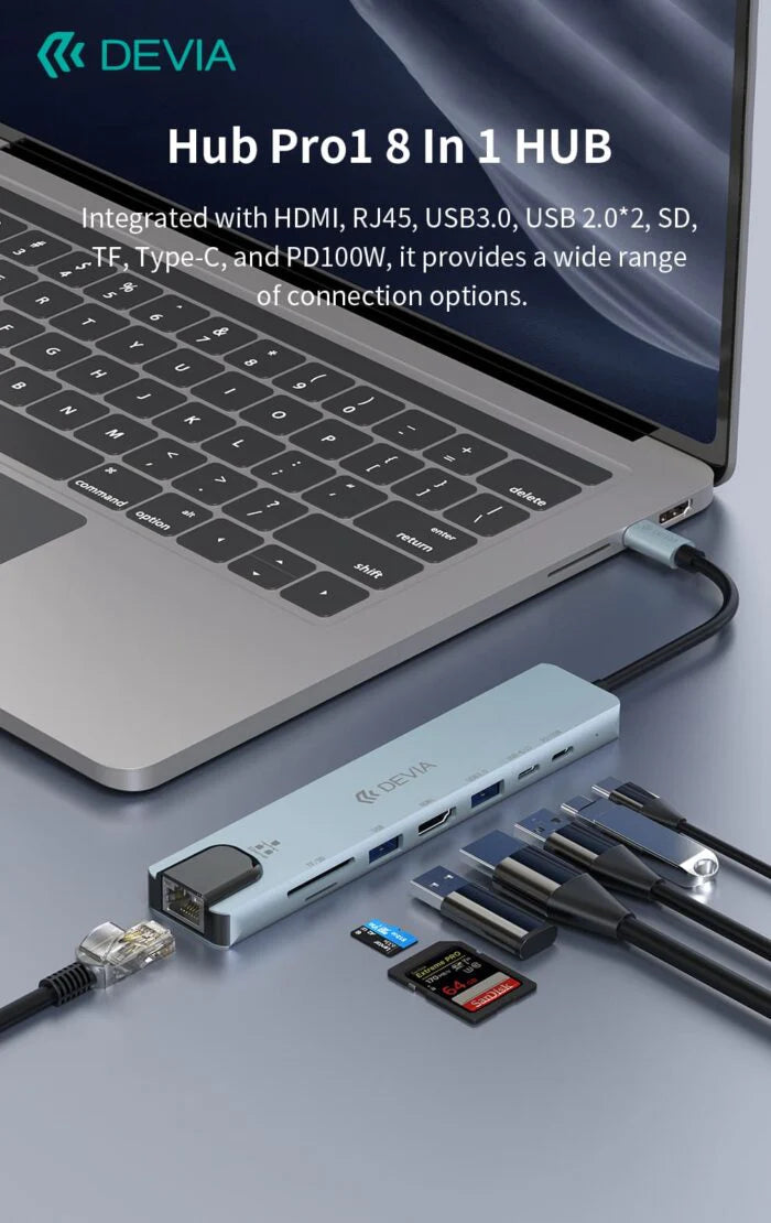 HUB PRO 8 EM 1 - DEVIA