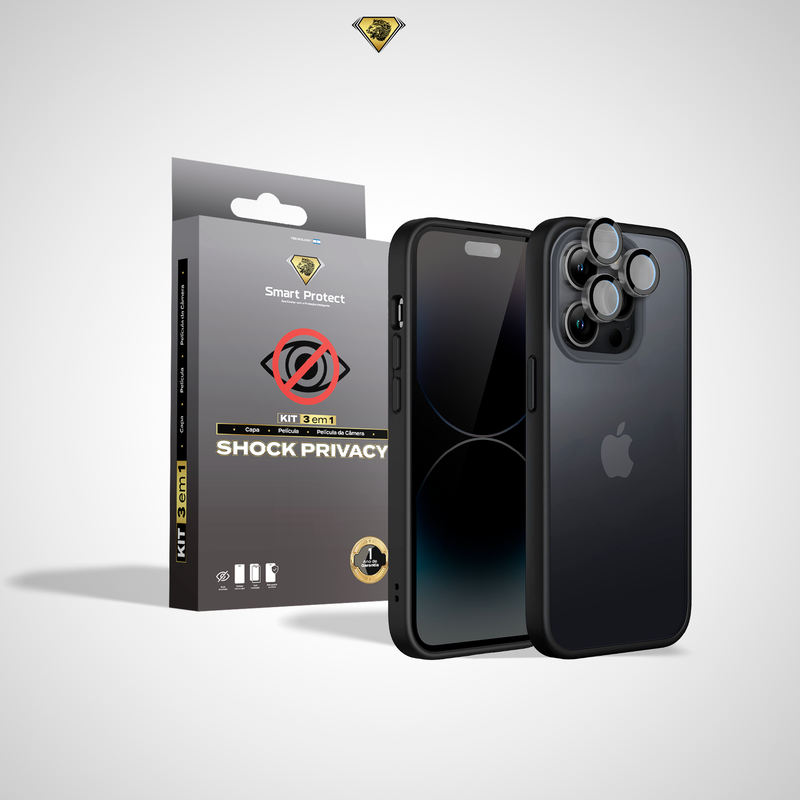 KIT 3 EM 1 SHOCK PRIVACY BLACK