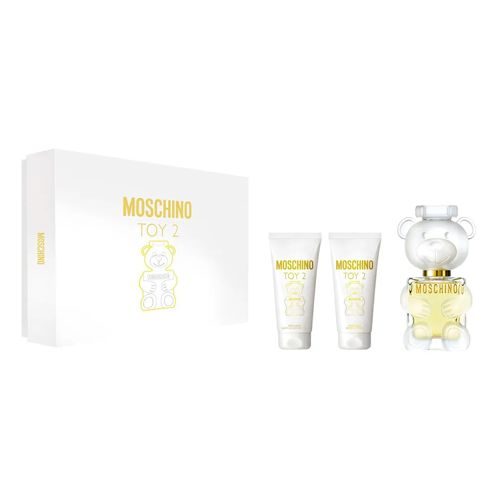 Moschino Toy 2 Kit – Perfume Feminino EDP + Hidratante Corporal + Sabonete Líquido