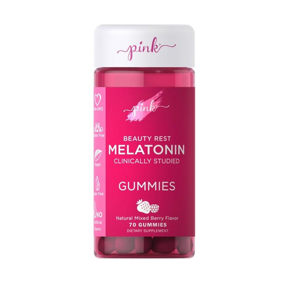Vitamina Nature's Truth Pink Beauty Rest Melatonin - 70 cápsulas