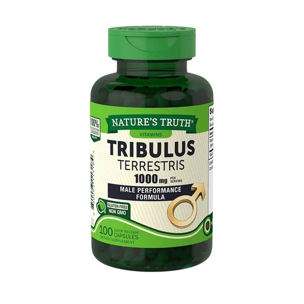 Vitamina o Nature's Truth Tribulus Terrestris - 100 cápsulas