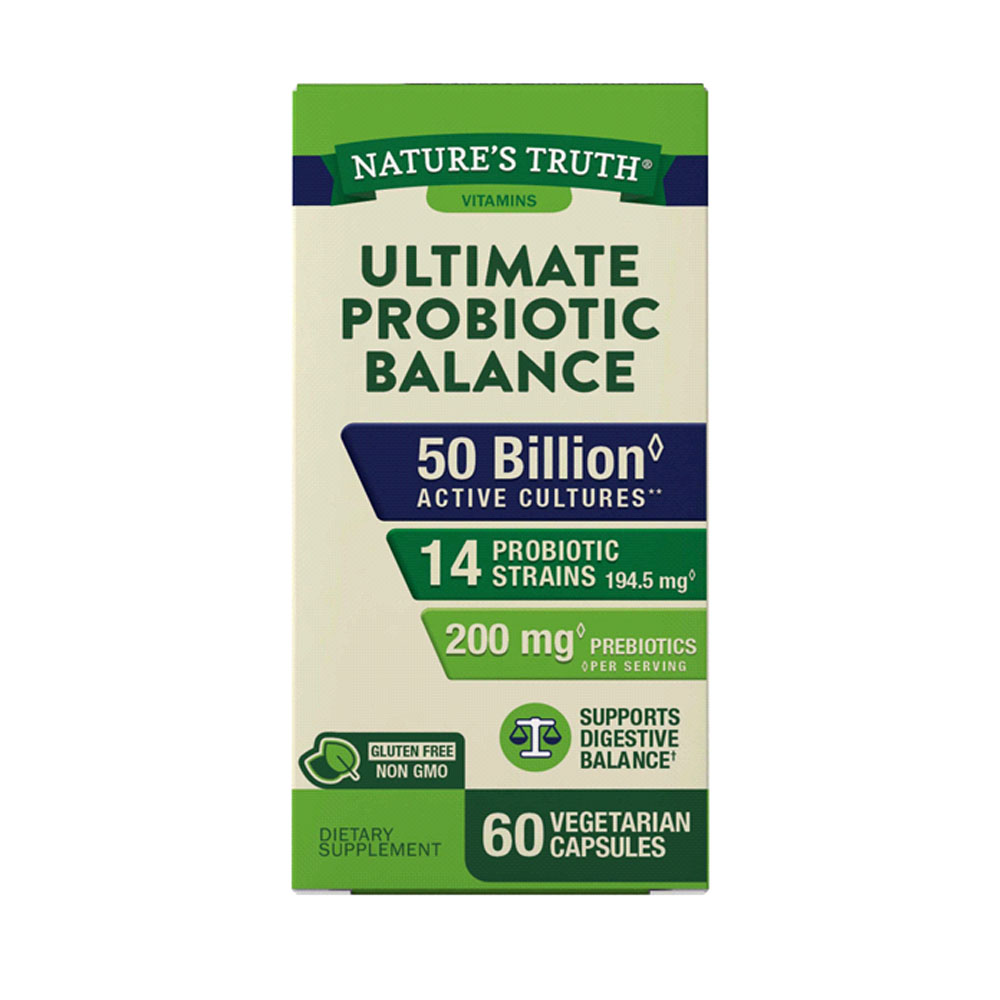 Vitamina Nature's Truth Ultimate Probiotic Balance - 60 cápsulas