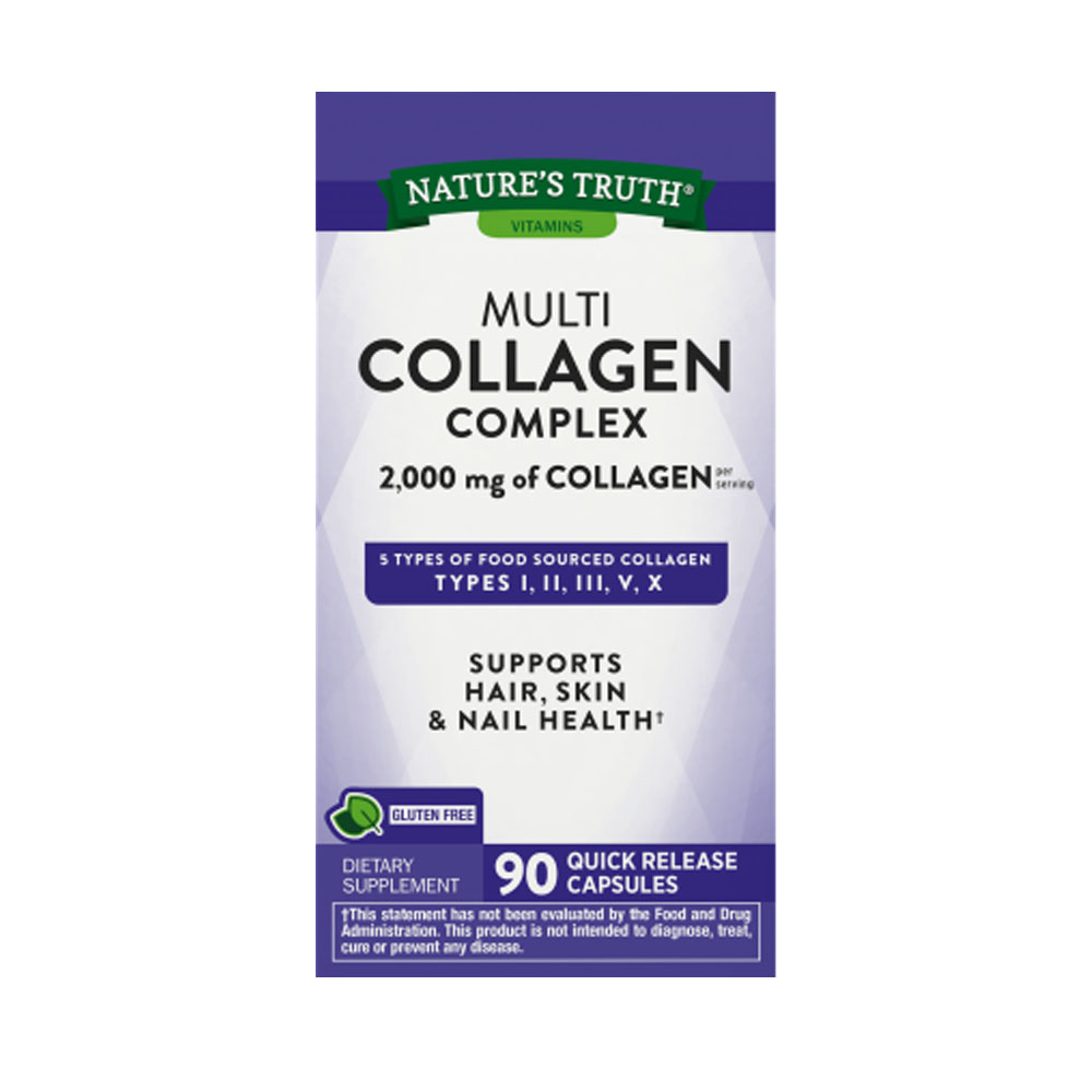 Vitamina Nature's Truth Multi Collagen Complex - 90 cápsulas