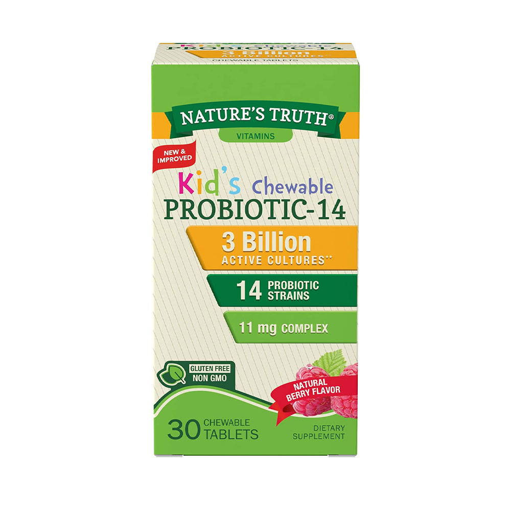 Probiotic-10 Nature's Truth 3 billion kids chewable - 30 tabs