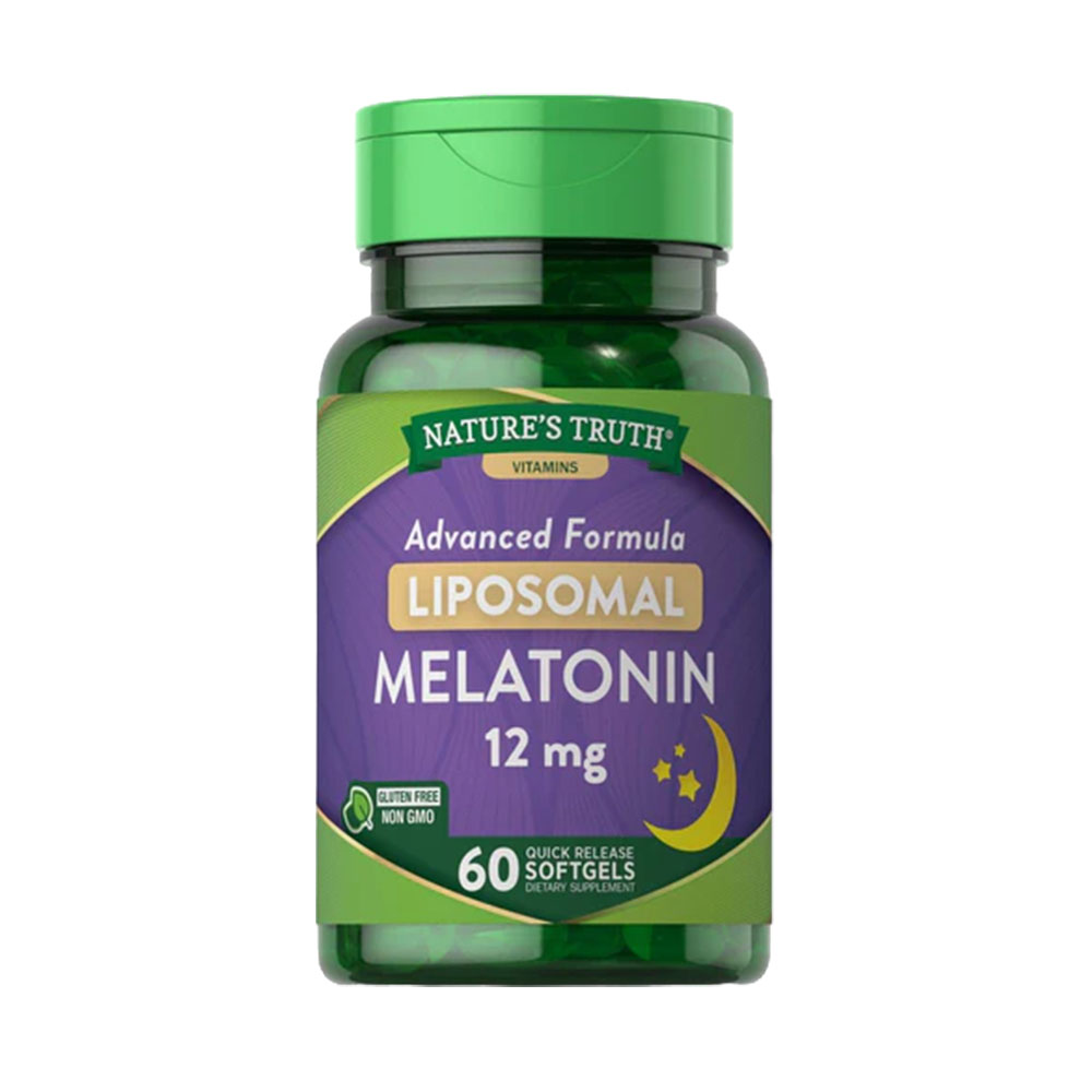 Vitamina Nature's Truth Liposomal Melatonin 12mg - 60 cápsulas