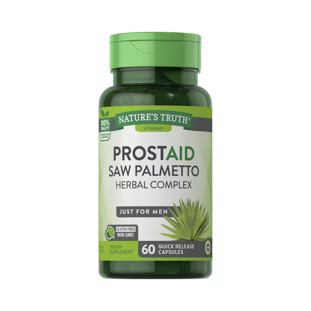 Vitamina Nature's Truth Prostaid Saw Palmetto - 60 cápsulas