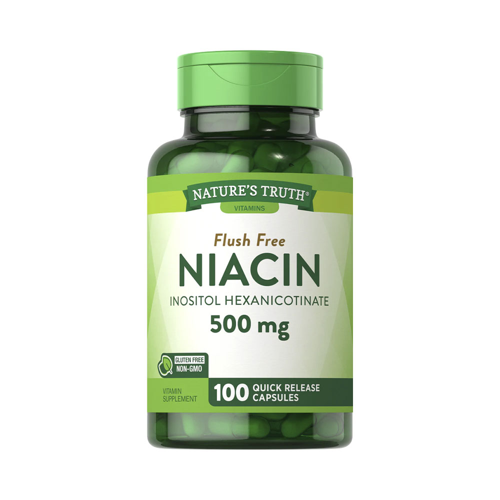 Vitamina Nature's Truth Niacin 500mg - 100 cápsulas
