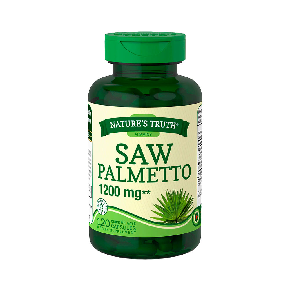 Vitamina Saw Palmetto Nature's Truth 1200mg - 120 Cápsulas