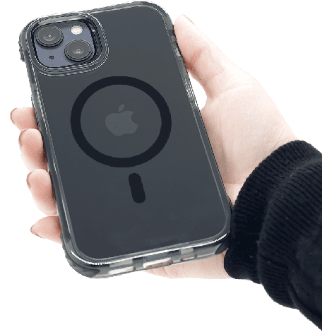 CAPA COLOR SHIELD COM MAGSAFE BLACK