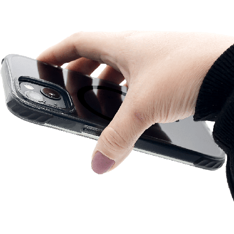 CAPA COLOR SHIELD COM MAGSAFE BLACK