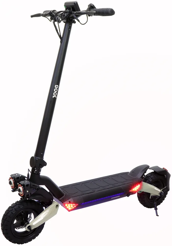 Patinete Elétrico Joog PJG-T8 Black/Beige - Roda 10" Bateria de 15Ah Autonomia até 60Km