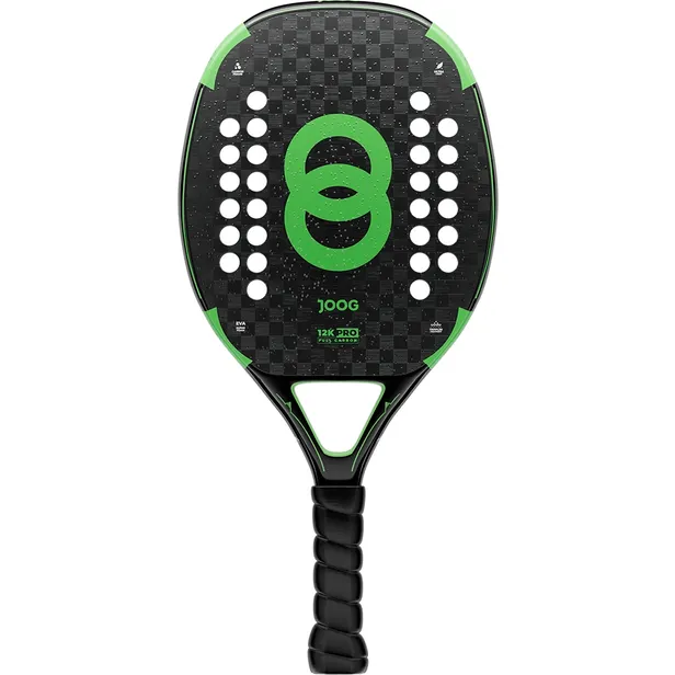 Raquete de Beach Tennis Joog Carbon Frame EVA Super Foam 12K Pro - Green
