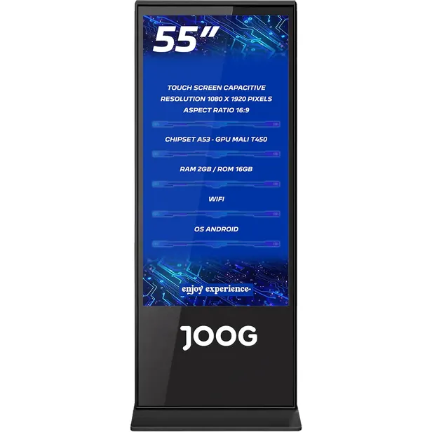 Tela Joog Multimídia Inteligente Publicitária SG55SLPTAD de 55" 2+16GB Android - Bivolt